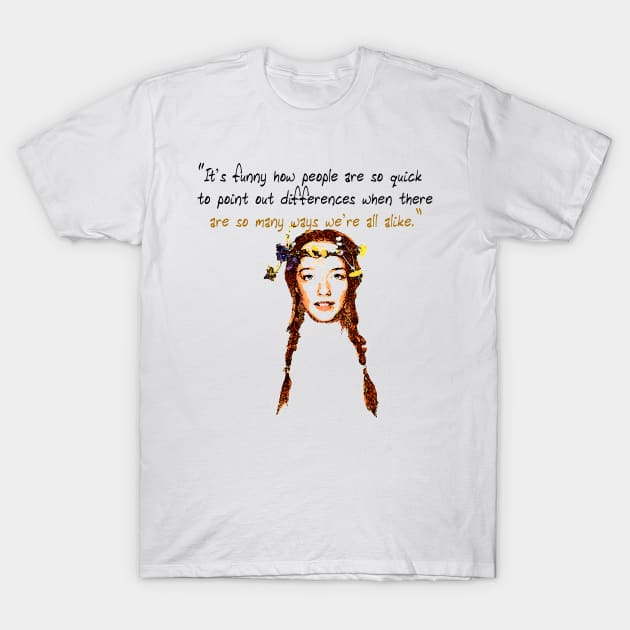 Anne with an E Quote T-Shirt by PoetandChef